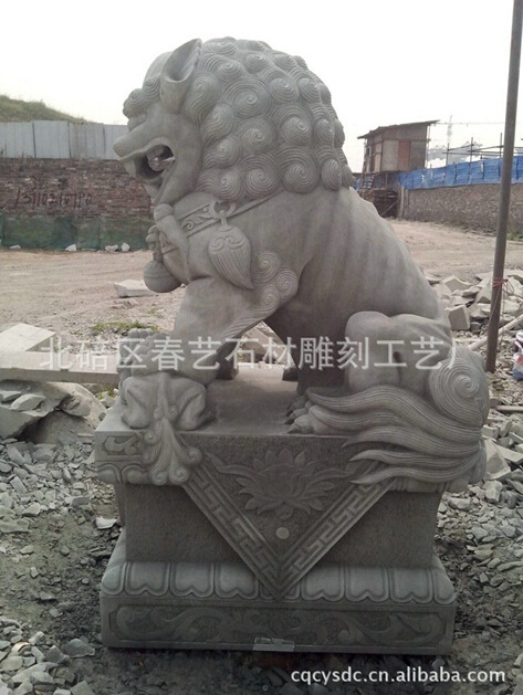 不同石獅園林石雕的文化寓意